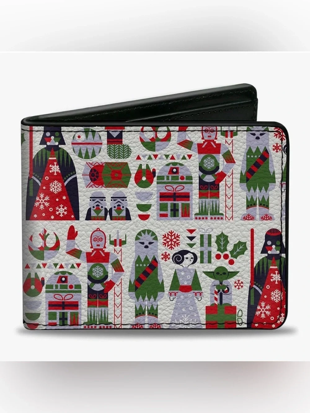 Buckle-Down Star Wars Wallet, Bifold, Star Wars Holiday Characters